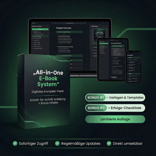 Zertifiziertes Deutsches Online All-in-One E-Book Paket