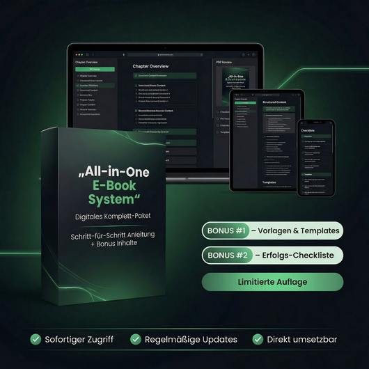 Zertifiziertes Deutsches Online All-in-One E-Book Paket